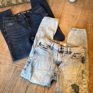 🤍💙Abercrombie Kids jean skinny stretch bundle 💙🤍size 11-12
